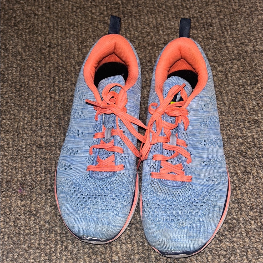 APL Blue and Orange Athletic Sneakers